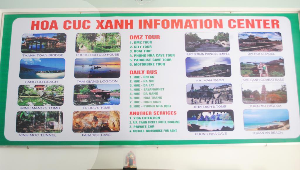 Hoa Cuc Xanh Mini Hotel Hue Exteriér fotografie
